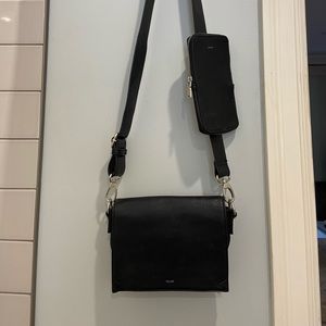 Co-lab crossbody purse with phone holder